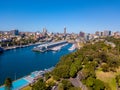 Aerial View of the Sydney Botanic Garden and Park