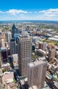 Aerial view of Sydney CBD with Ultimo and Haymarket suburbs