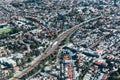 Aerial view of Sydney city centre Australia