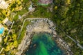 Aerial view of Sydneys Gordons Bay aerial image Royalty Free Stock Photo