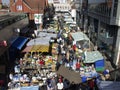 The fruit and vegetable street market in Croydon,London