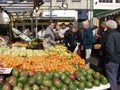 The fruit and vegetable street market in Croydon,London