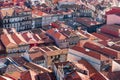 Aerial view Taken from Clerigos Church Tower in Porto Royalty Free Stock Photo