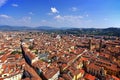 An aerial view taken from the Dome of Florence