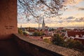 The Aerial View of Tallinn Old Town, Estonia Royalty Free Stock Photo