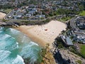 Aerial view of Tamarama Beach in Sydney, Australia. Royalty Free Stock Photo