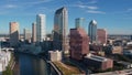 Aerial view of Tampa, Florida - A City of Skyscrapers and Sunshine