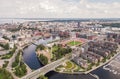 Aerial view of Tampere Royalty Free Stock Photo