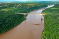 Aerial view of The Tancredo Neves Bridge