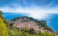Aerial view of Taormina, east coast of Sicily, Italy Royalty Free Stock Photo