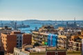 Aerial view of tarragona taken from the circo romano...IMAGE Royalty Free Stock Photo