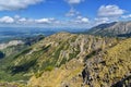 Aerial view of Tatra mountains, Zakopane, Poland Royalty Free Stock Photo