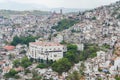 Aerial view of the Taxco, Guerrero, Mexico