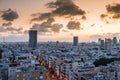 Aerial view of Tel Aviv City with modern skylines and luxury hotels near the Tel Aviv Port in the morning in Israel Royalty Free Stock Photo