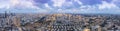 Aerial View On Tel Aviv, Givatayim And Ramat Gan Residential Area At Sunset