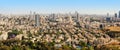 Aerial view of Tel-Aviv urban skyline