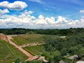 Aerial view of Tengah forest development