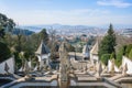 Aerial view of Tenoes at Sanctuary of Bom Jesus do Monte - Braga, Portugal