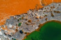 Aerial view of Thailand grand canyon sam phan bok at Ubon Ratchathani, Thailand. Beautiful landscape of holes and rock mountain