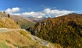 Timmelsjoch high alpine road. Oetztal Alps, South Tyrol, Italy