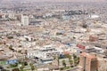 Aerial view to Arica city in Arica, Chile. Royalty Free Stock Photo