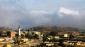Aerial view to Asmara, capital of Eritrea Royalty Free Stock Photo