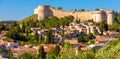 Aerial view to Avignon, France