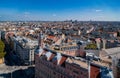 Aerial view to the city center of Vienna Royalty Free Stock Photo