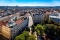 Aerial view to the city center of Vienna Royalty Free Stock Photo