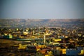 Aerial view to Hargeisa, biggest city of Somaliland, Somalia