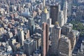 Aerial view of Manhattan from the Empire State Building in New York Royalty Free Stock Photo