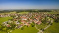 Aerial View to Leobendorf , Bavaria, Germany