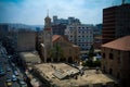 Aerial view to Melkite Greek Catholic Archeparchy, Sidon, Lebanon