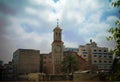 Aerial view to Melkite Greek Catholic Archeparchy in Sidon, Lebanon