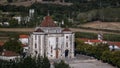 Aerial view to Santuario do Senhor Jesus da Pedra, Obidos, Portugal