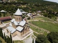 Aerial view to Samtavro Monastery in Mtskheta, Georgia Royalty Free Stock Photo