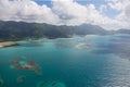 Aerial view to Victoria city, Seychelles