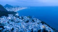 Vidigal favela seen the sea