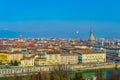 aerial view of torino dominated by mole antonelliana tower of the national cinema museum...IMAGE