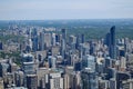 Aerial View of Toronto City Centre, Canada from CN Tower Royalty Free Stock Photo