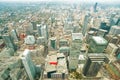 Aerial view of Toronto downtown