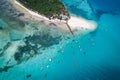 Aerial view of Prison island, Zanzibar Royalty Free Stock Photo