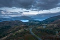 Aerial View Towards Kyle of Lochalsh at Early Autumn