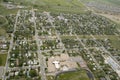 Aerial View of town