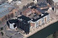 Aerial view of the town of bedfordshire