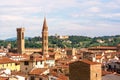 Aerial view of town Florence