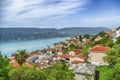 Aerial view of town from Kanli Kula Fortress Royalty Free Stock Photo