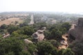 Aerial view of the town from Mahabalipuram Lighthouse in Tamil Nadu, India