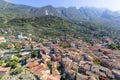 Aerial view of the town Malcesine by Lake Garda, Italy Royalty Free Stock Photo