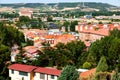 Aerial view of town Palencia in Spain during the day Royalty Free Stock Photo